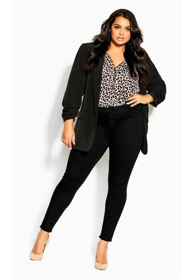 Zip Prowess Top - leopard, BROWN, alternate image number null