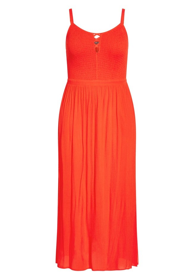 Riviera Maxi Dress - tigerlily, ORANGE, alternate image number 4