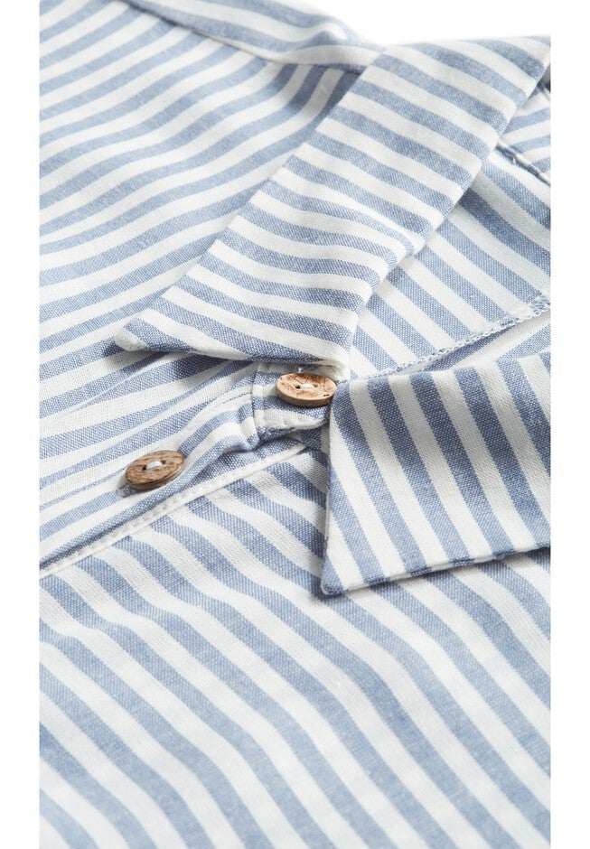 Kaitlyn Stripe Dress, BLUE STRIPE, alternate image number 5