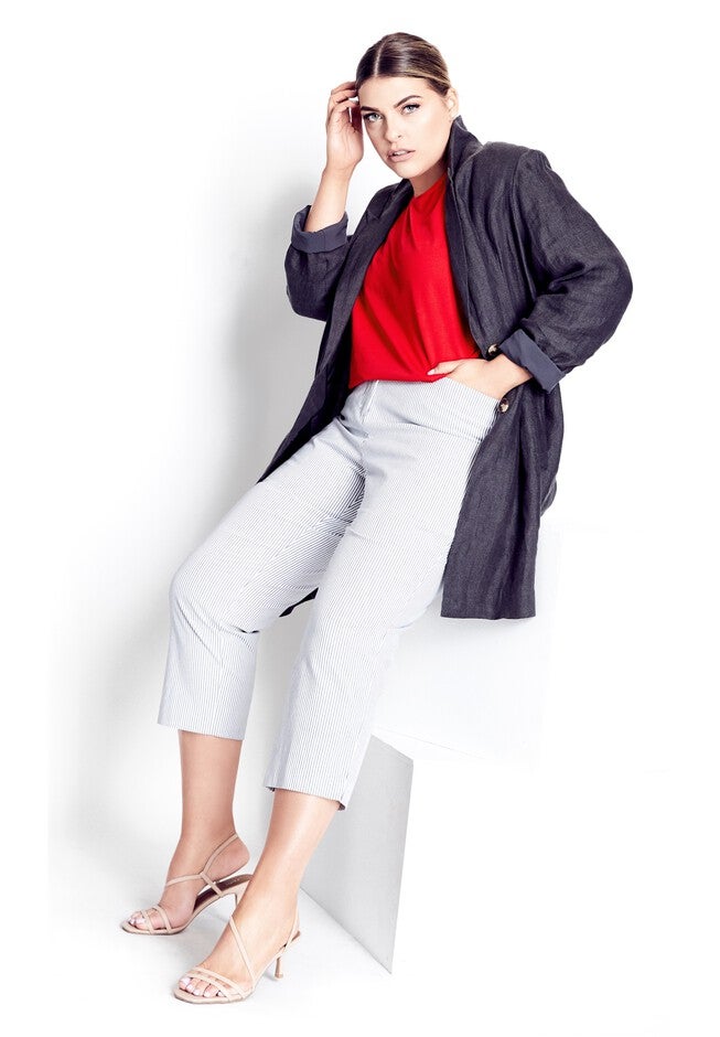 Ally Tuck Tee - red, RED, alternate image number 5