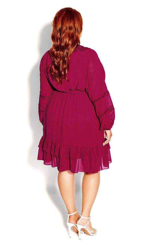 Sweetheart Dress - fuchsia, PINK, alternate image number 3