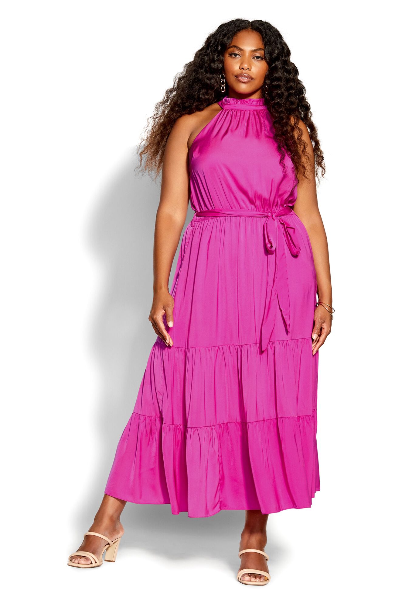 Bold Maxi Dress lipstick Avenue