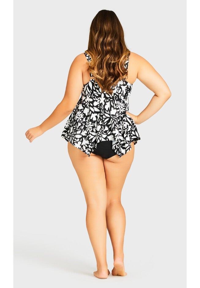 High Waist Swim Brief, BLACK, alternate image number 5