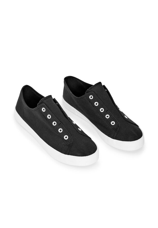 Laceless Sneaker, BLACK, alternate image number null