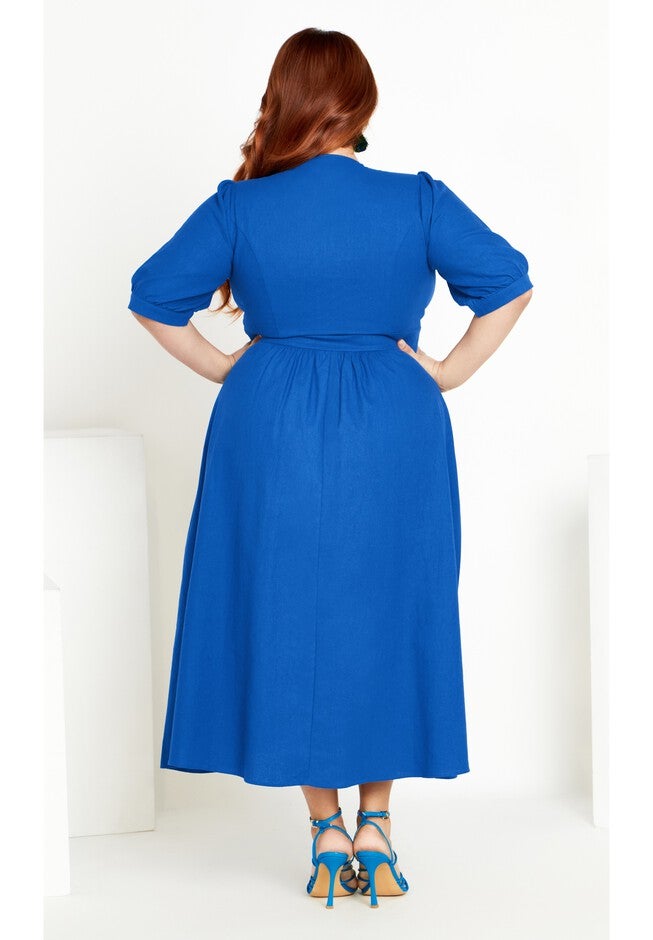 Sunset Stroll Dress - monaco blue, BLUE, on-hover image number 1