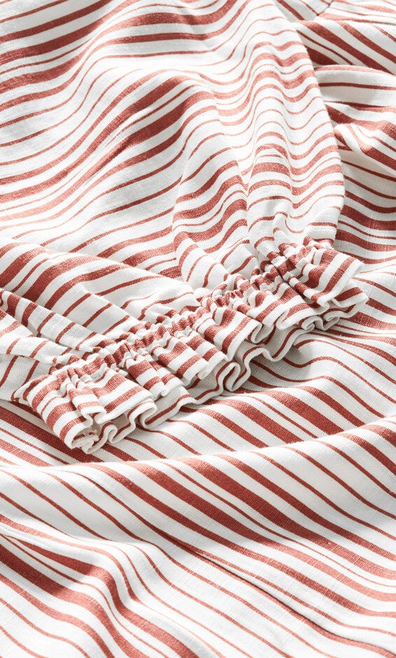 Jemima Dress - white, BROWN, alternate image number 6
