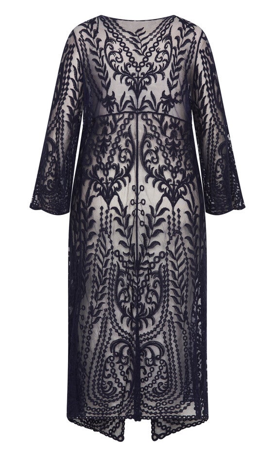 Pretty Thing Duster - navy, NAVY, alternate image number 5