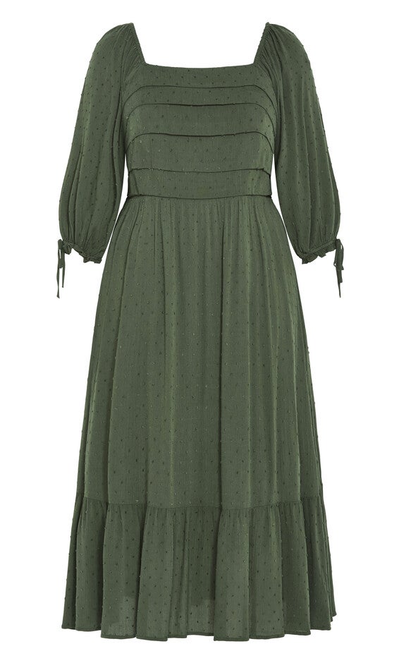 Ally Dress - khaki, KHAKI, alternate image number null