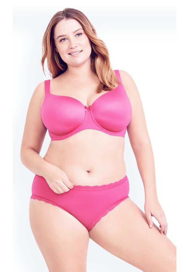 Balconette T-Shirt Bra - shocking pink, PINK, hi-res image number null