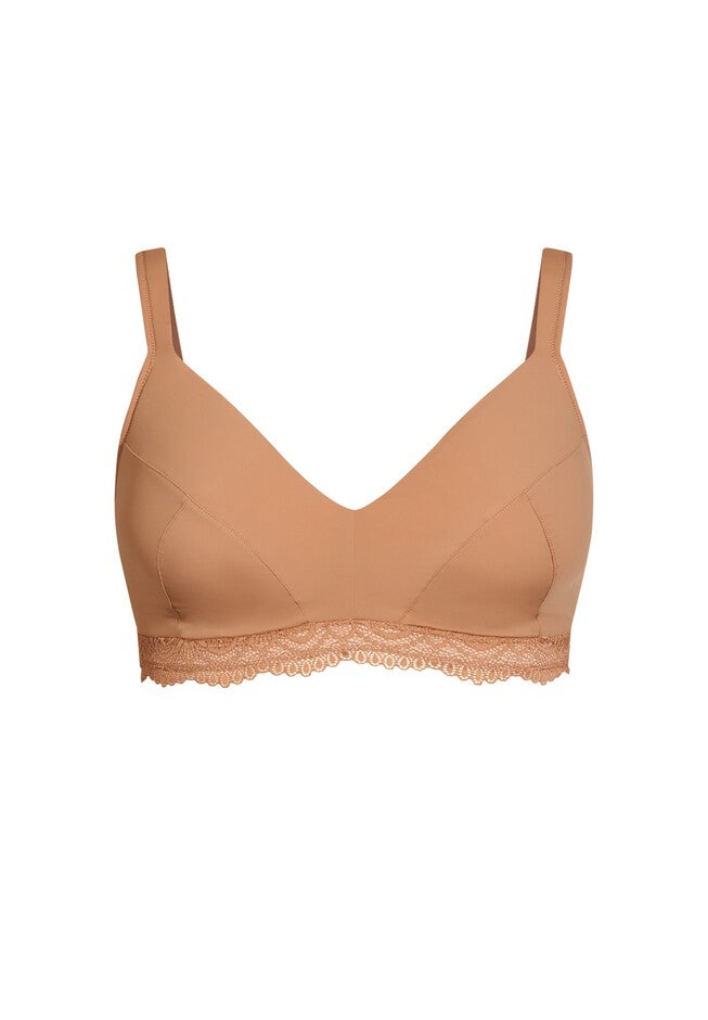 Wire Free Contour Bra - mocha, BROWN, alternate image number null