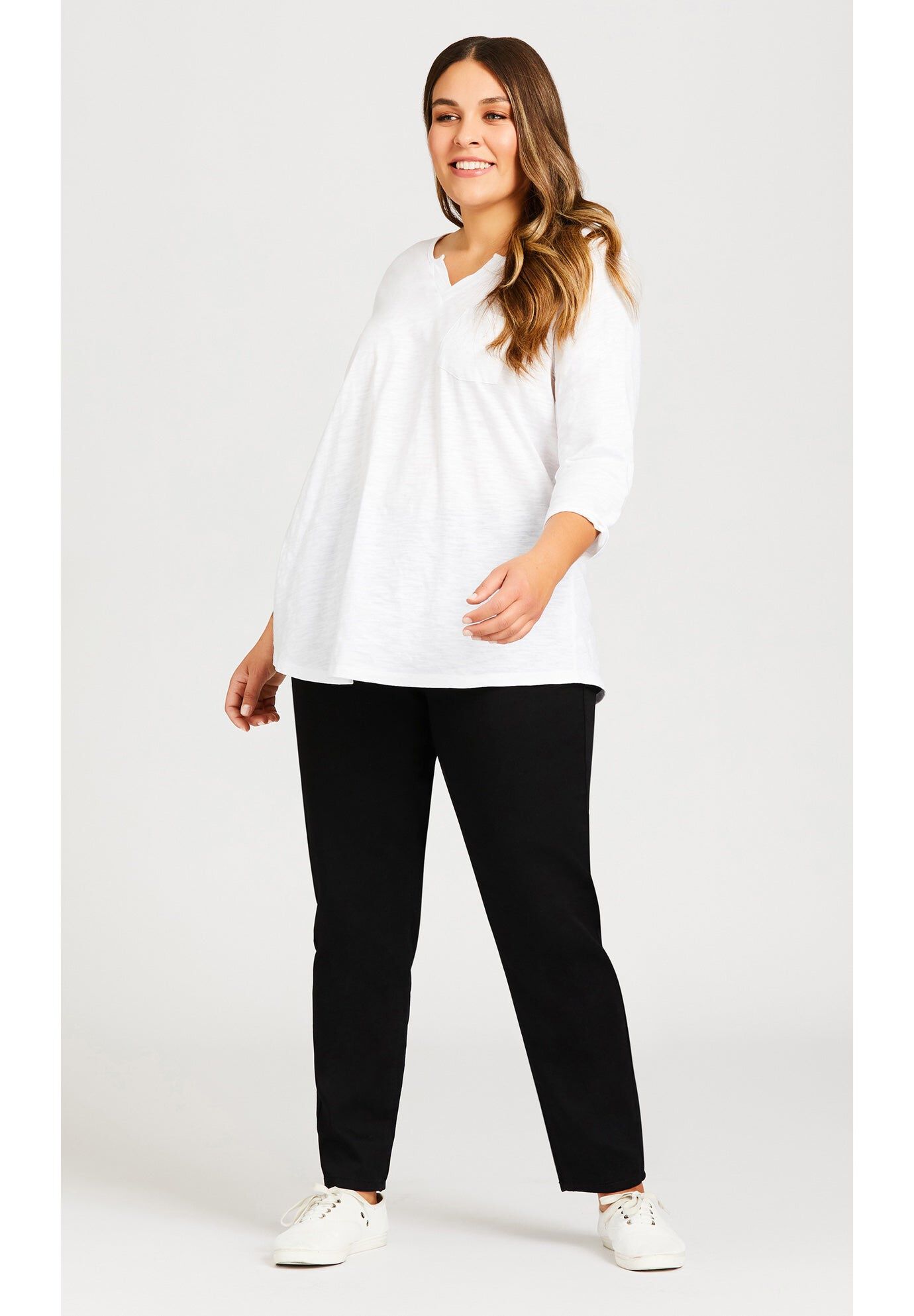 Hi Rise Straight Jegging, BLACK, hi-res image number 0