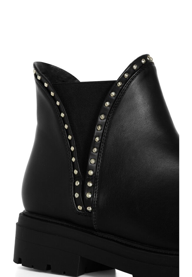 Gia Stud Ankle Boot, BLACK, alternate image number null