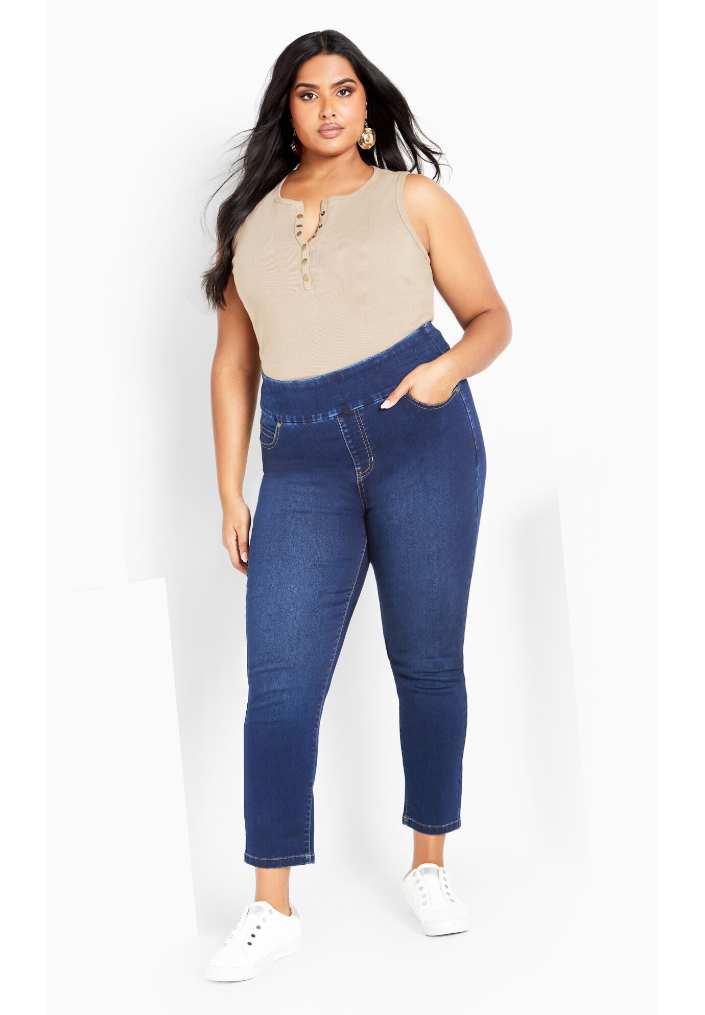 Womens Plus Size Denim Avenue
