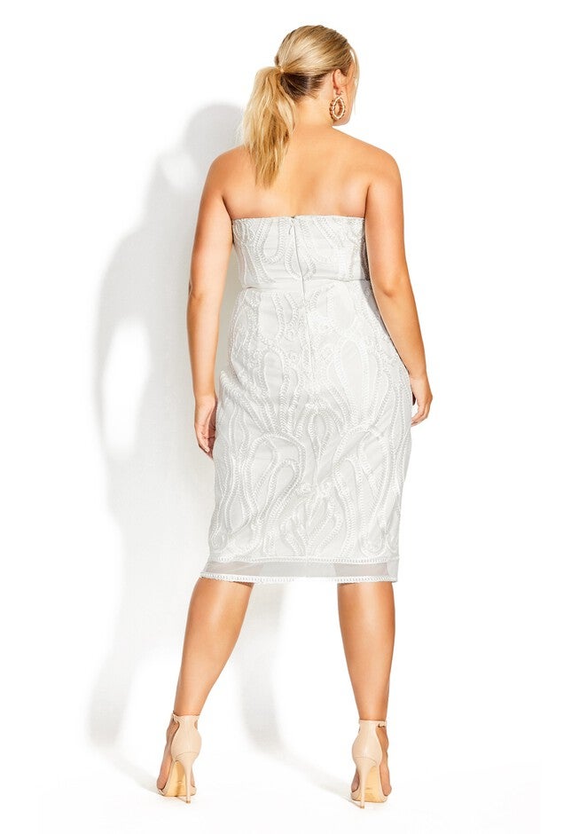 Antonia Dress - ivory, WHITE, on-hover image number 1