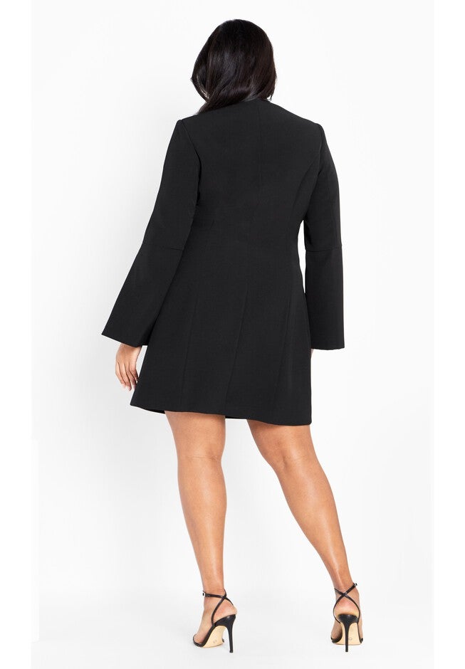 Kallie Dress - black, BLACK, alternate image number null
