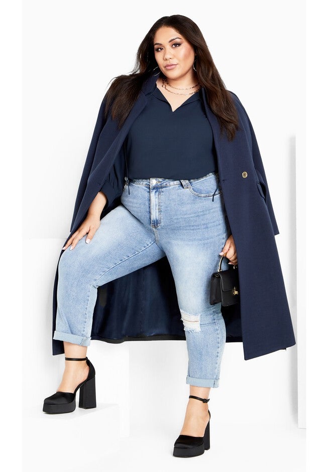 Monica Top - navy, BLUE, alternate image number null