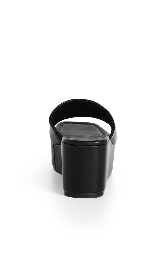 WIDE FIT Slidey Platform - black, BLACK, alternate image number null