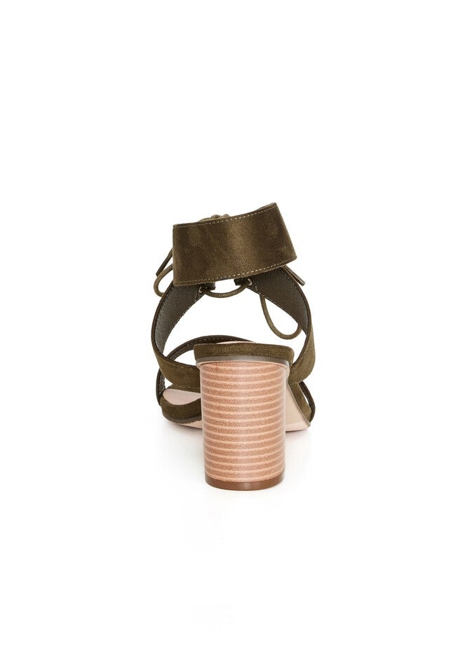 WIDE FIT Aria Mid Heel - khaki, GREEN, alternate image number null