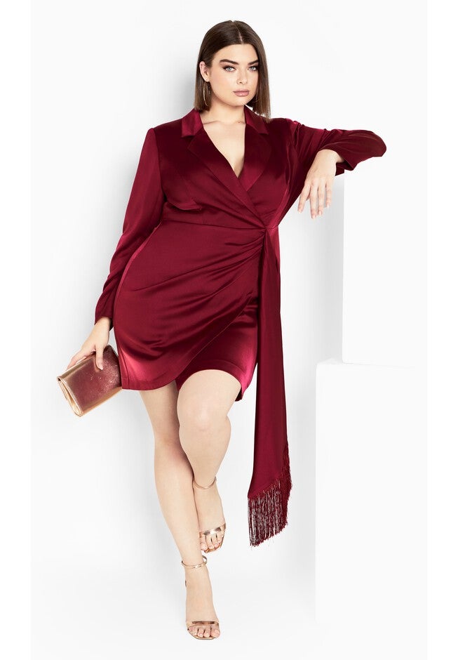 Elora Dress - berry, BERRY, on-hover image number 1