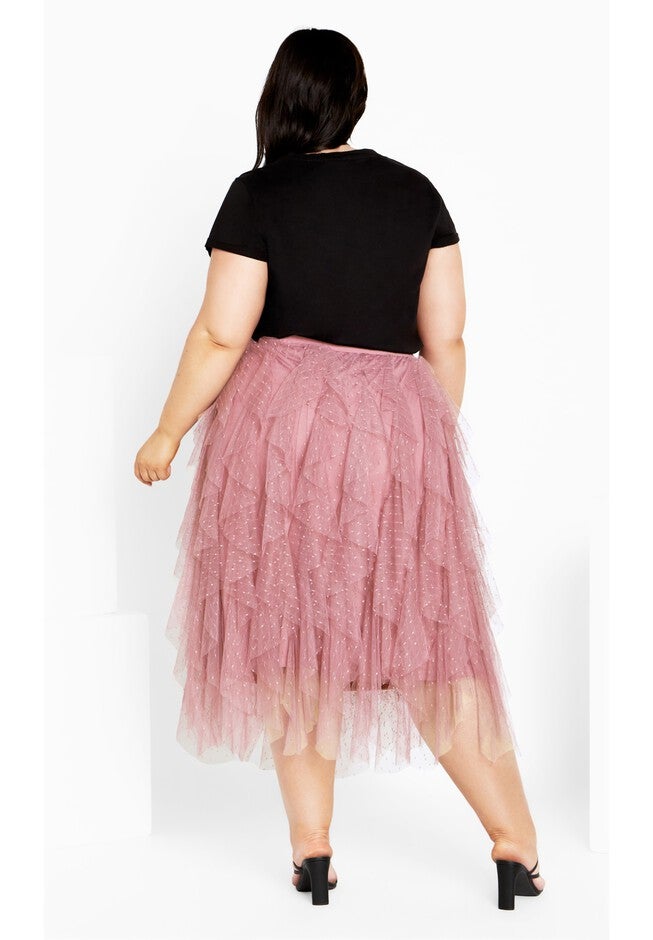 Maisie Skirt - dusty orchid, PURPLE, alternate image number null