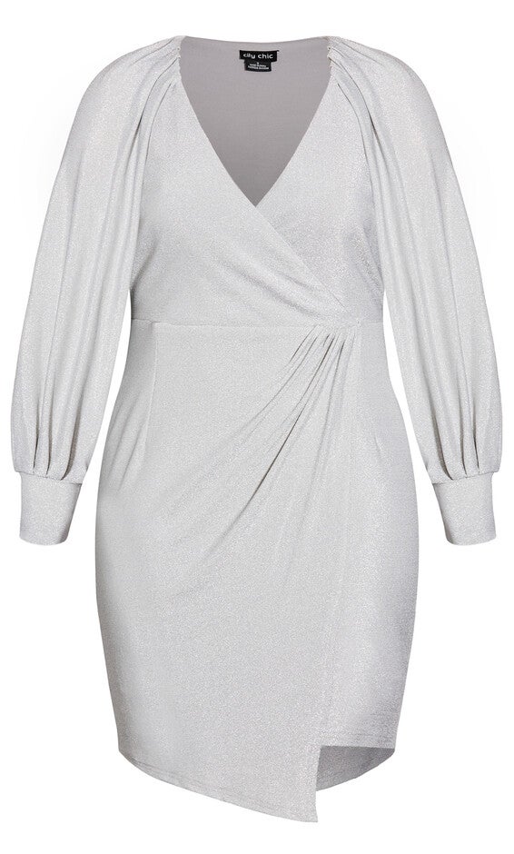 Party Lights Dress - silver, SILVER, alternate image number null