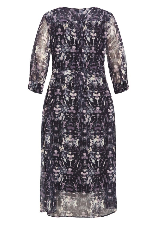 After Dark Print Dress, AFTER DARK, alternate image number 4