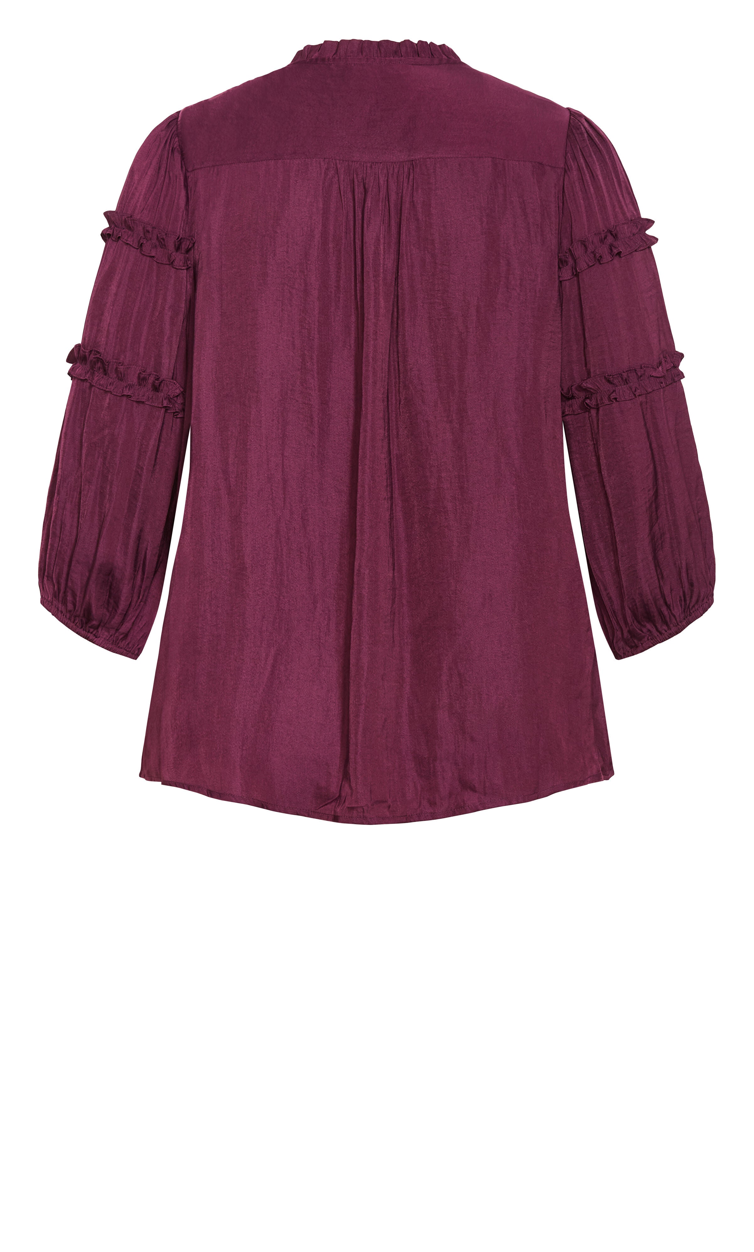 Drama Queen Elbow Sleeve Shirt, RED, alternate image number 4