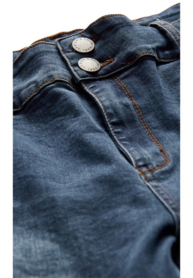 Asha Chic Cuff Jean - denim, BLUE, alternate image number 6