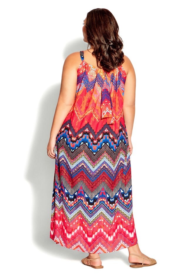 Beauty Halter Maxi Dress, TOMORROW'S TRIBE, alternate image number 2
