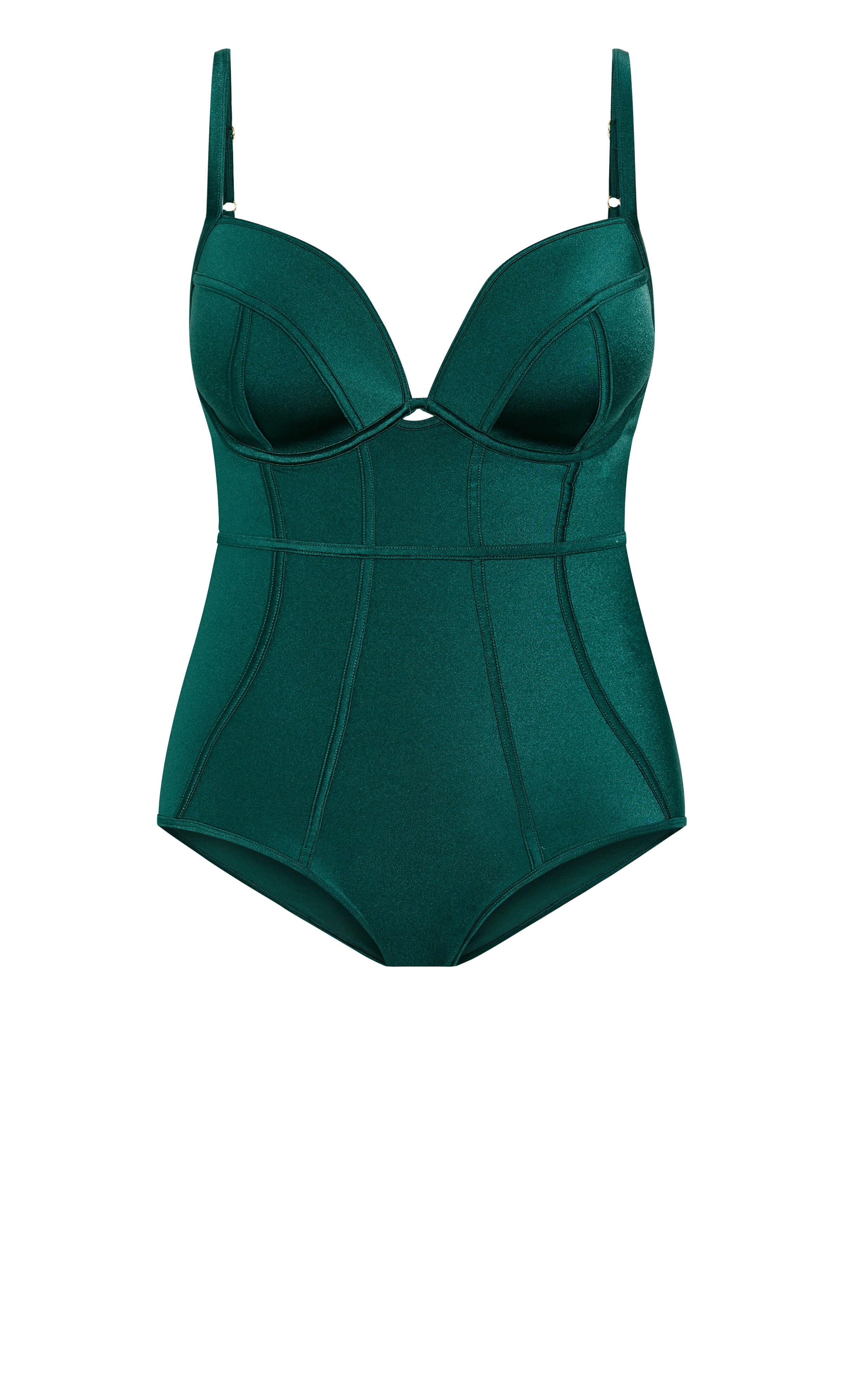 Grenada Underwire 1 Piece - emerald, GREEN, alternate image number 2