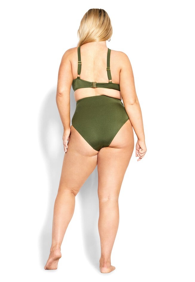 Alena Underwire Bikini Top - olive, GREEN, alternate image number null