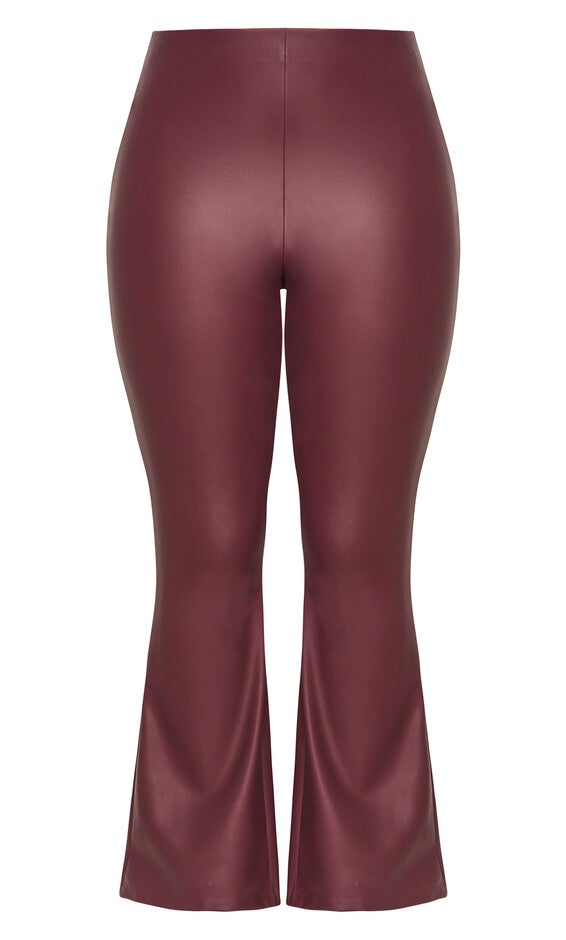 Aria Pant - oxblood, RED, alternate image number 3