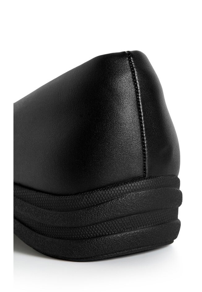 Comfort Julie Flat, BLACK, alternate image number null
