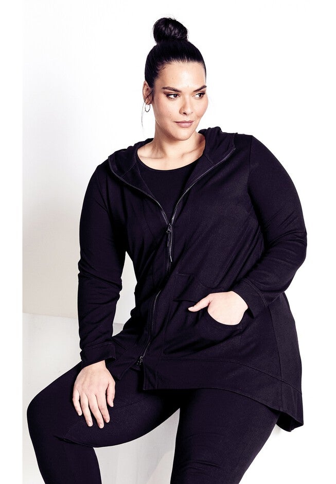 Timeout Bamboo Jacket - black, BLACK, on-hover image number 1