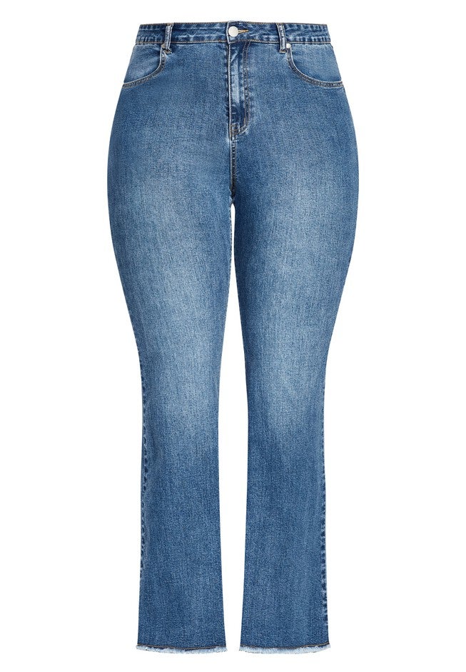 Harley Classic Flare Jean - light wash, BLUE, alternate image number null