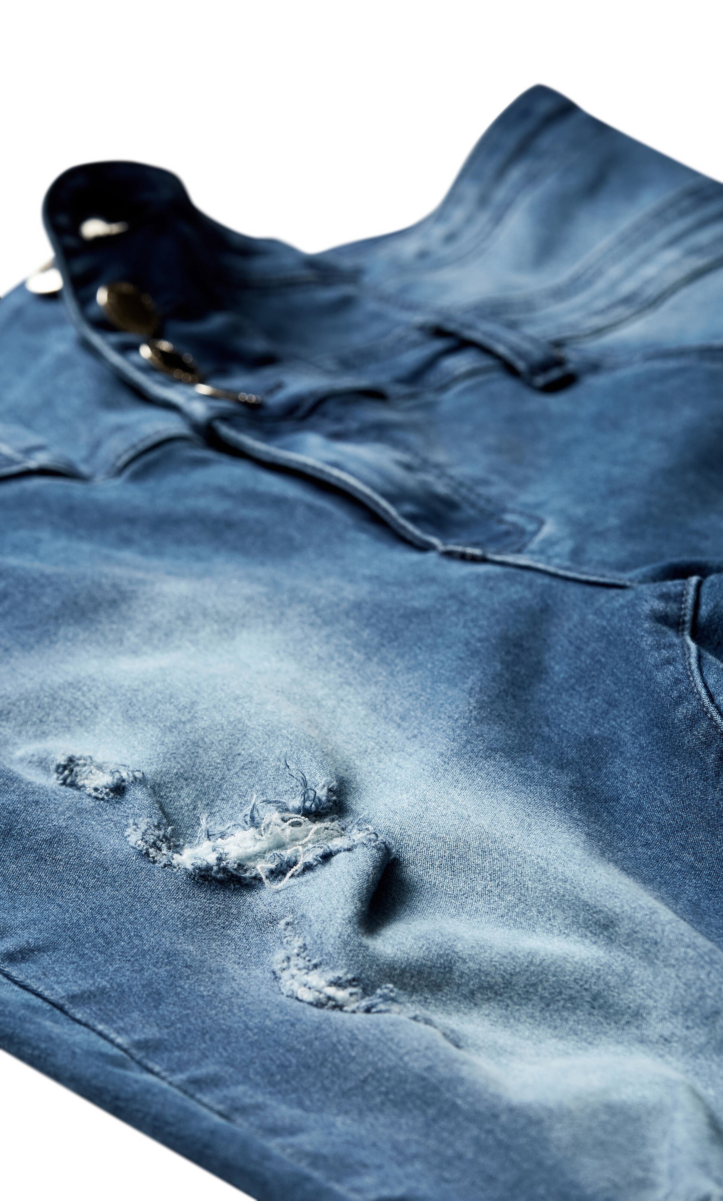 Asha Rip Corset Jean - light denim, BLUE, alternate image number 5