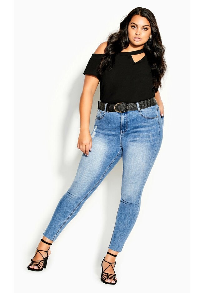 Hamptons Tee - black, BLACK, on-hover image number 1