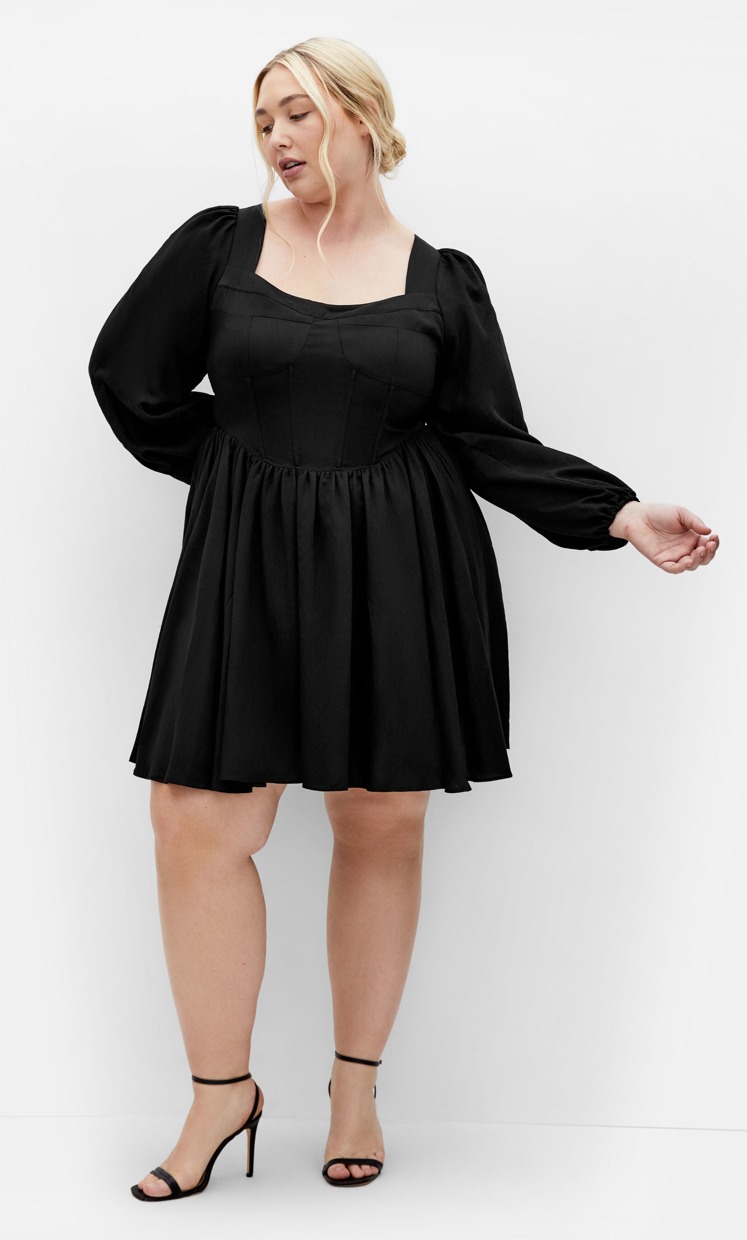 Cordelia Dress - black, BLACK, hi-res image number 0