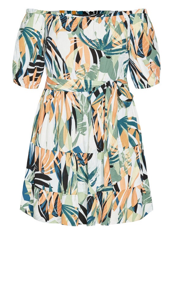 Summer Print Dress - white, SUMMER, alternate image number null
