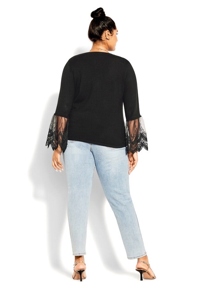 Scarlett Sweater - black, BLACK, alternate image number null