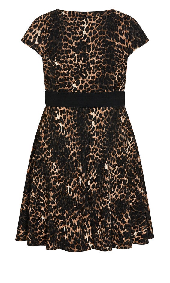 Phoebe Dress - leopard, LEOPARD, alternate image number null
