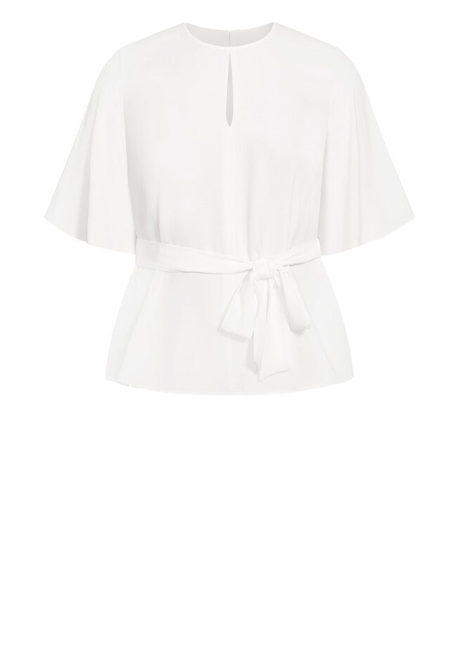 Knot Me Up Top - ivory, WHITE, alternate image number null