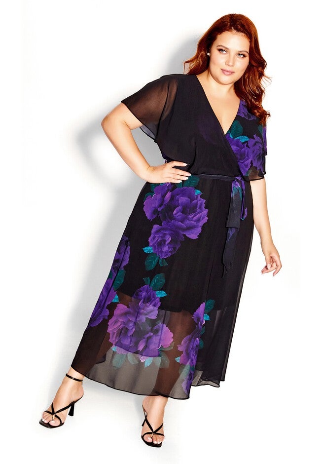 Rich Romance Dress - purple, PURPLE, hi-res image number 0