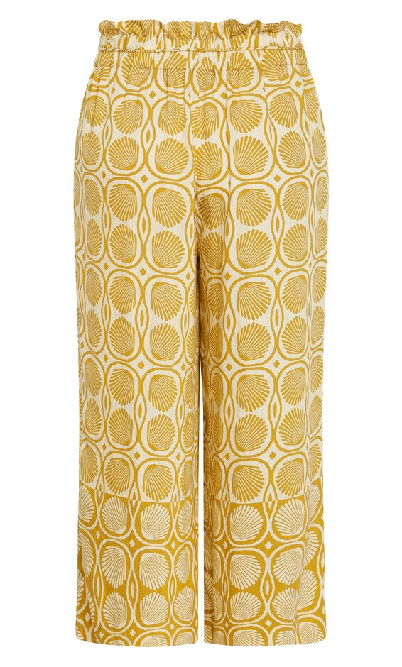 Eva Print Pant - print, YELLOW, alternate image number null