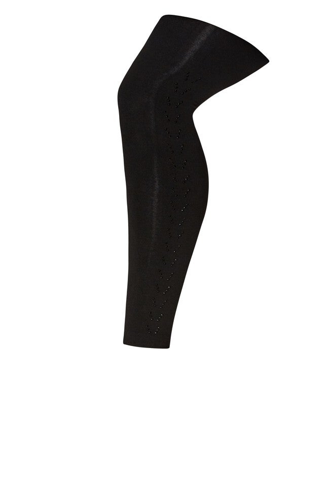 Rhinestone Leggings, BLACK, hi-res image number 0