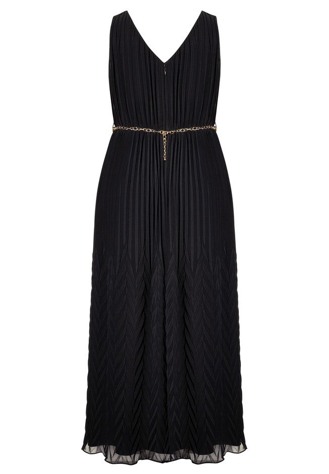 Eleanor Maxi Dress - black, BLACK, alternate image number 4