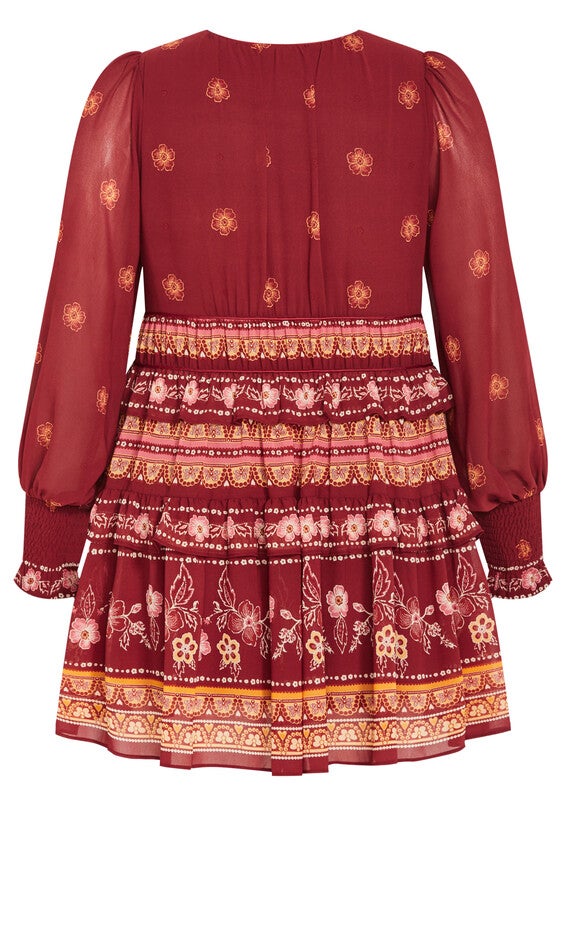 Hudson Mini Dress - rust, ORANGE, alternate image number null