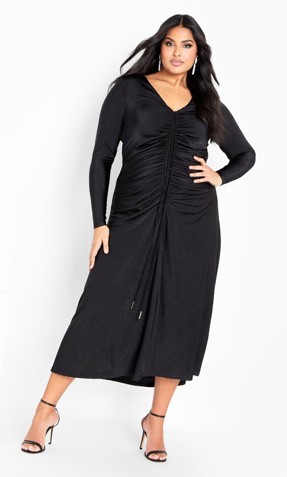 Avah Dress - black, BLACK, alternate image number 5