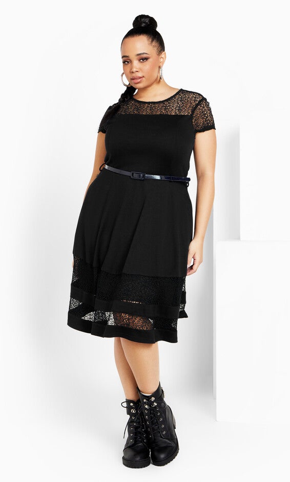 Rylan Dress - black, BLACK, hi-res image number null