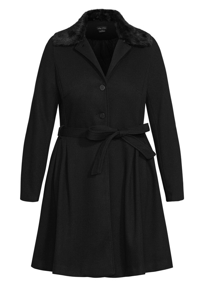 Blushing Belle Coat - black, BLACK, alternate image number 5